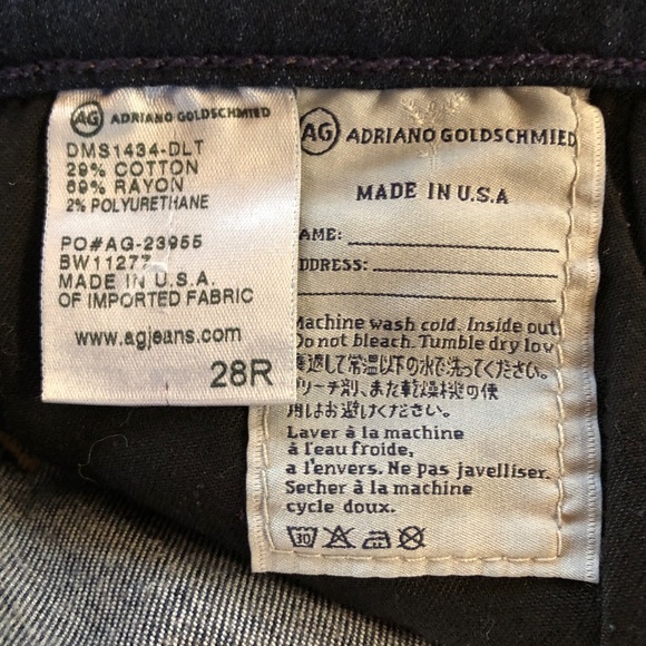Ag Adriano Goldschmied The Prima Mid-Rise Cigarette Jeans (28R) - Picture 7 of 17
